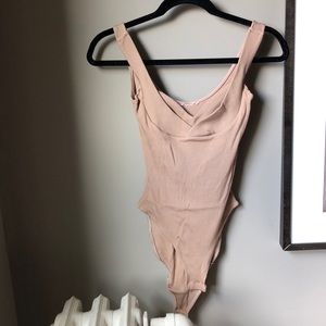 Beige Aritzia Body Suit